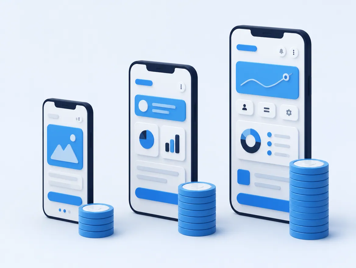 App Entwicklung Kosten nach Komplexität: einfache, mittlere und komplexe App