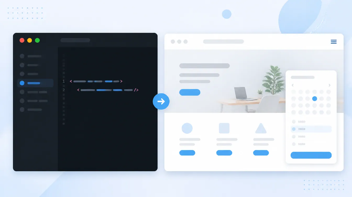 Code-Snippet: Buchungssystem mit zwei Zeilen Code in Homepage einbinden