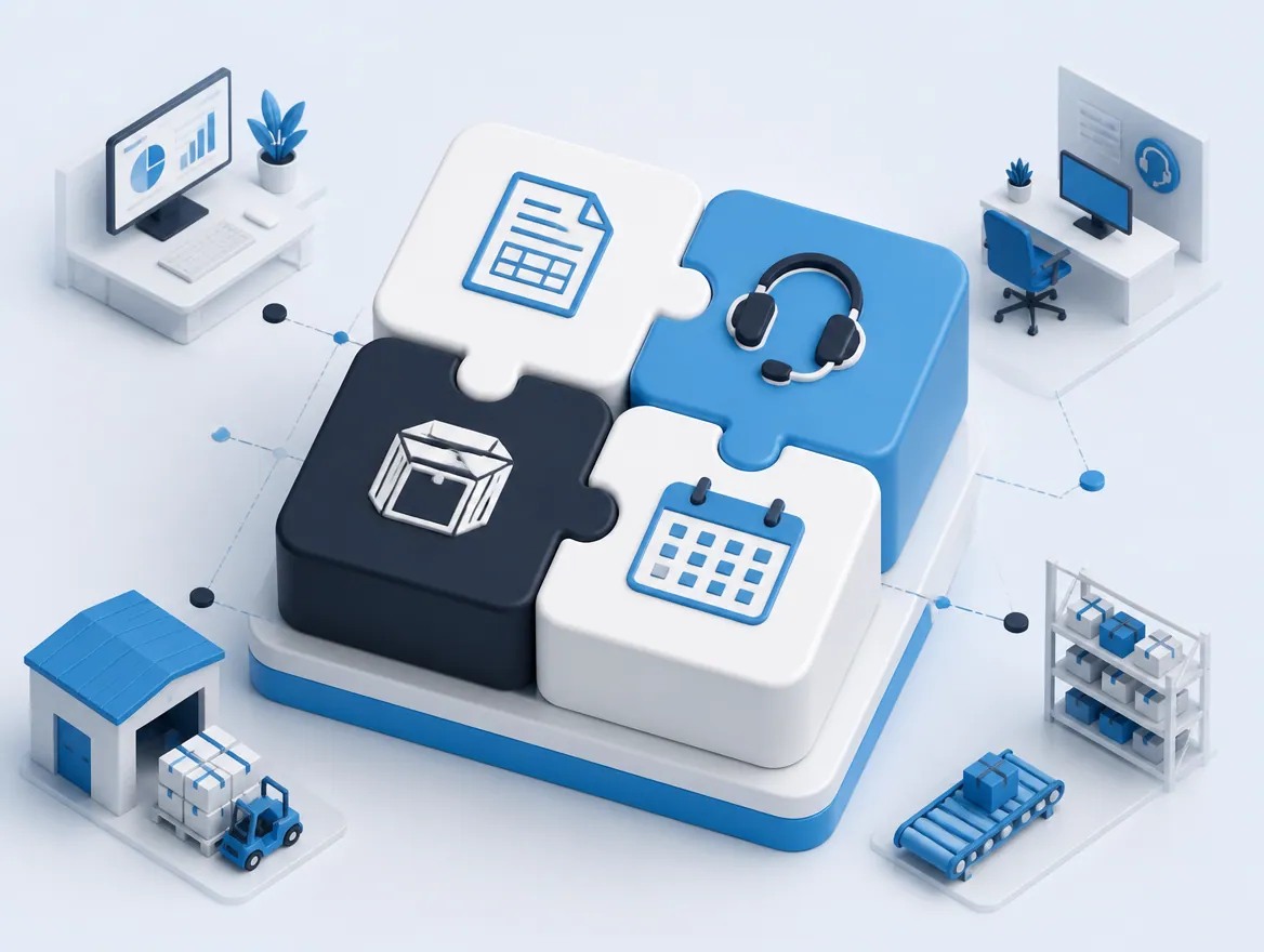 Modulares ERP für KMU ERP für KMU – modulare Bausteine für Abrechnung, Support und Warenwirtschaft