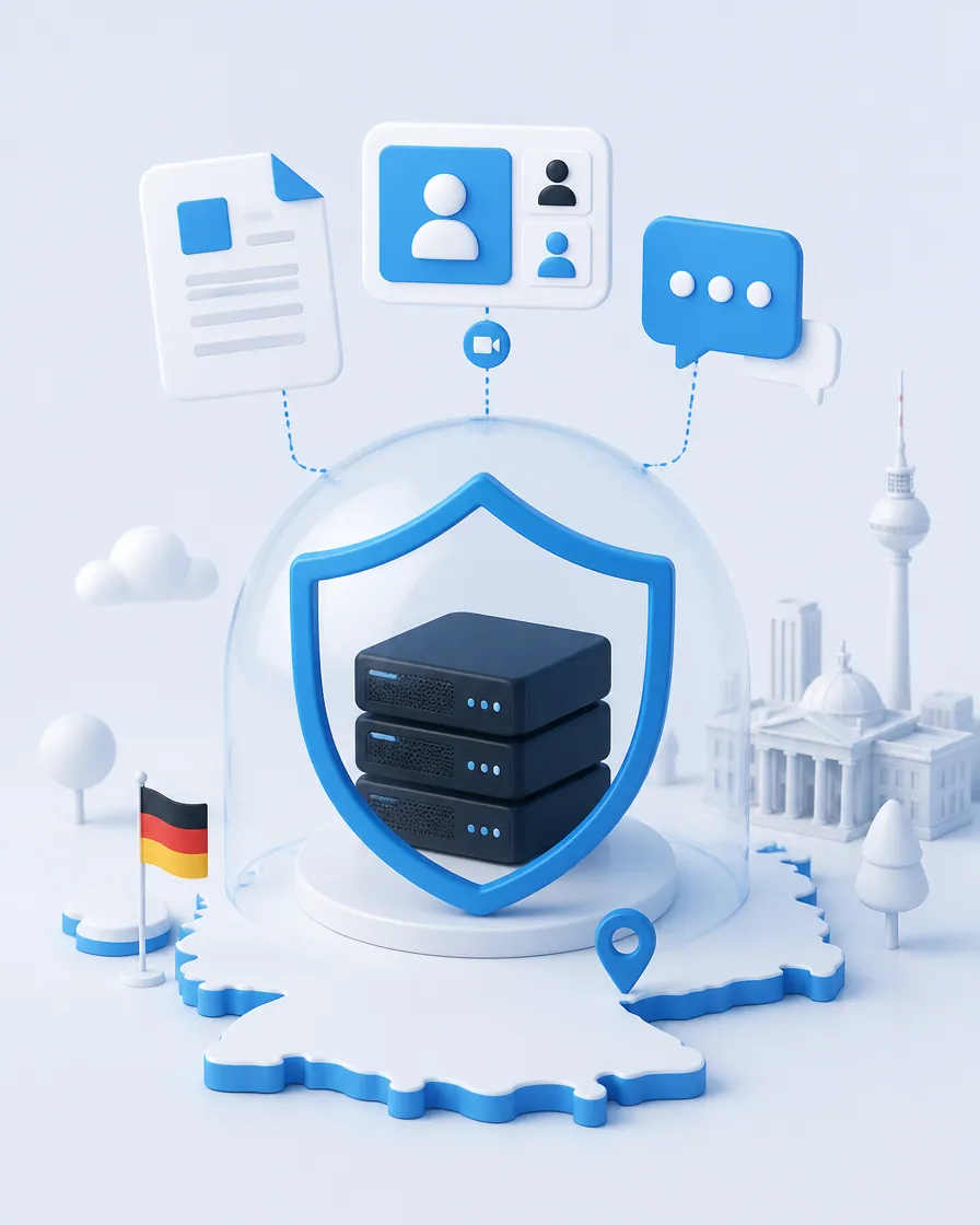 DSGVO-konforme Zusammenarbeit Microsoft 365 Alternative DSGVO – Zusammenarbeit mit Daten in Deutschland