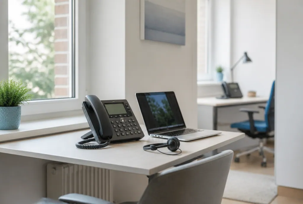 Telefonanlagen einrichten Moderne Telefonanlage für Büro und Homeoffice