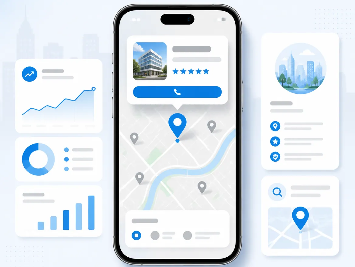 Lokal sichtbar in Google Maps Local SEO Agentur – Unternehmen in Google Maps auf Platz eins