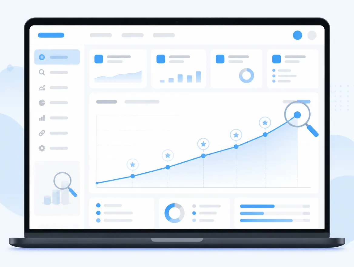 SEO Optimierung – Ranking-Verlauf einer Website in der Google-Suche